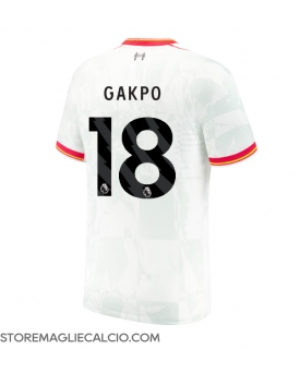 Liverpool Cody Gakpo #18 Maglia Gara Terza Repliche 2024-25